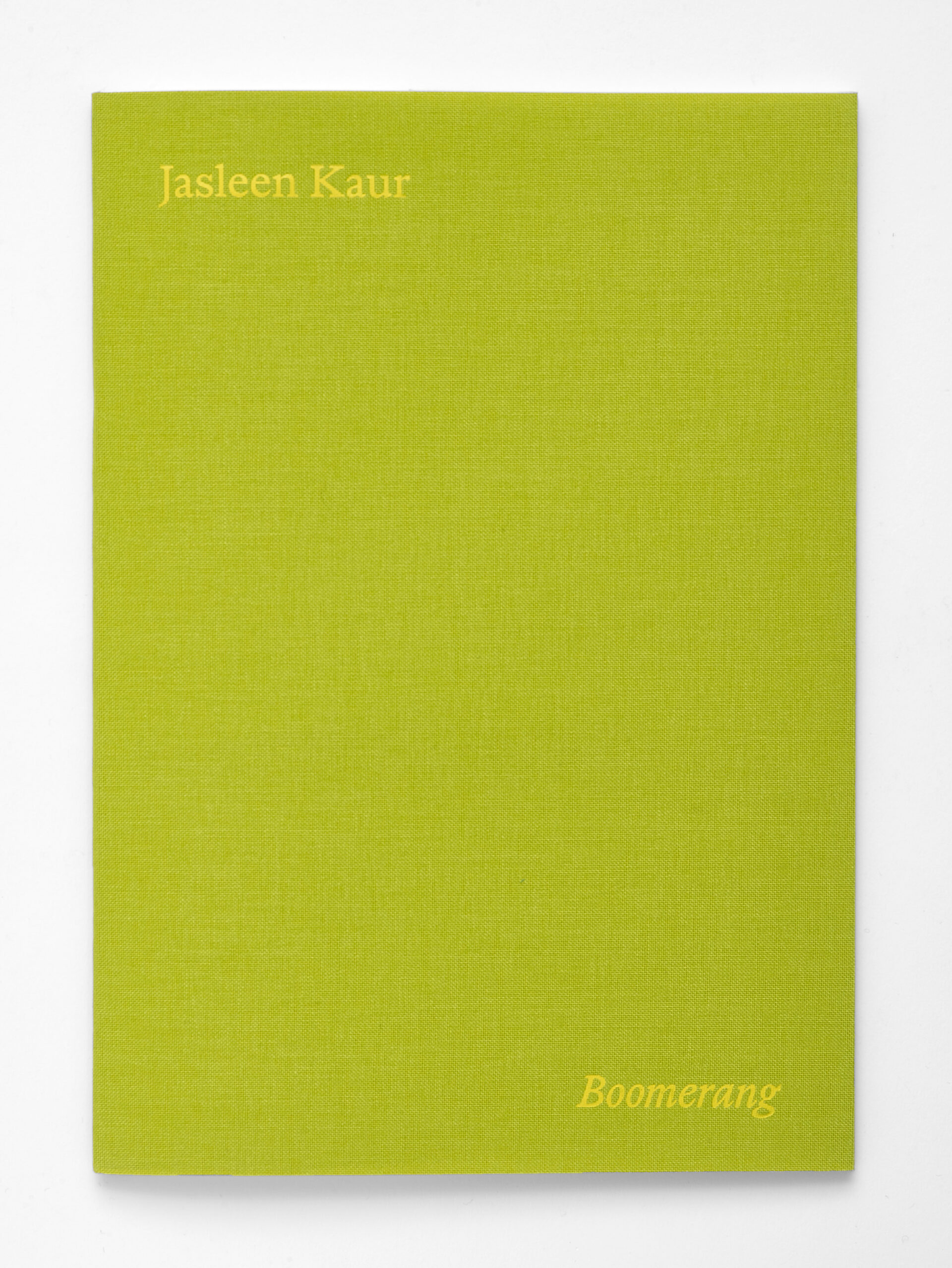 Hollybush Issue 21: Jasleen Kaur, Boomerang